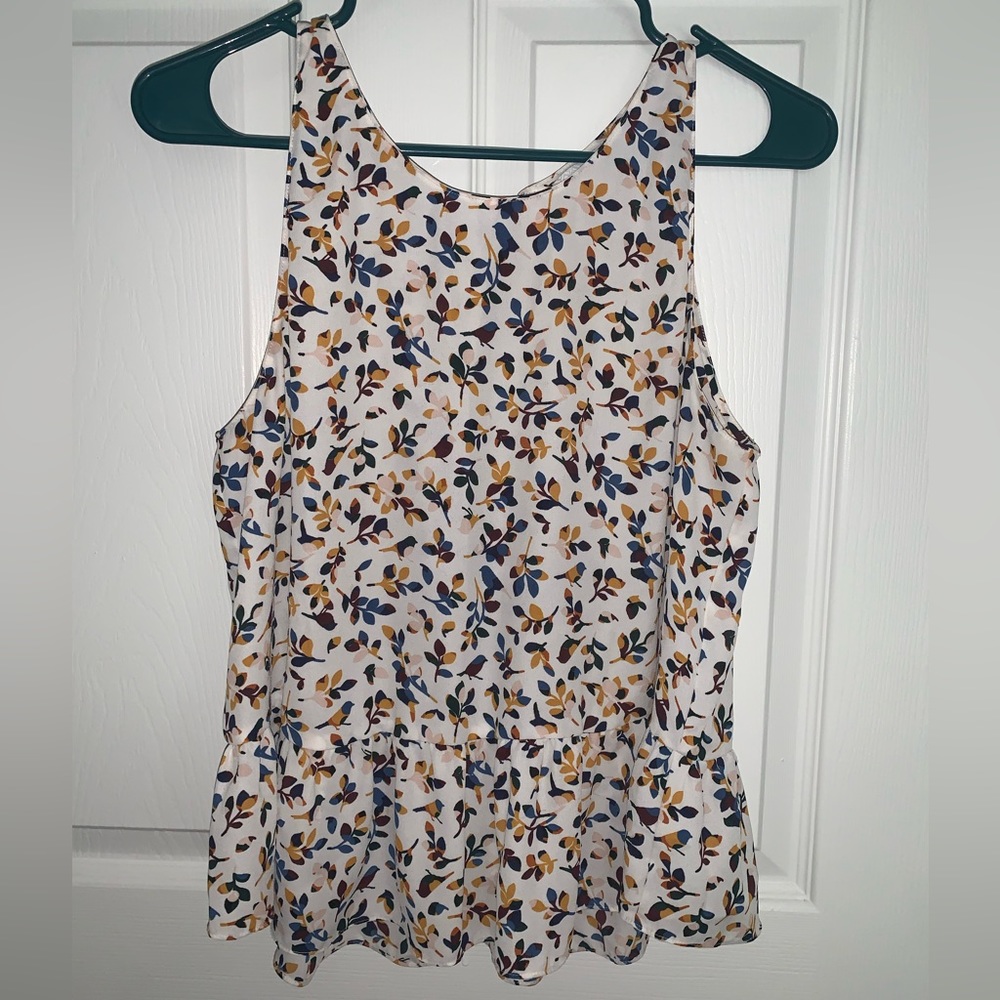 Flowy Printed Sleeveless Top